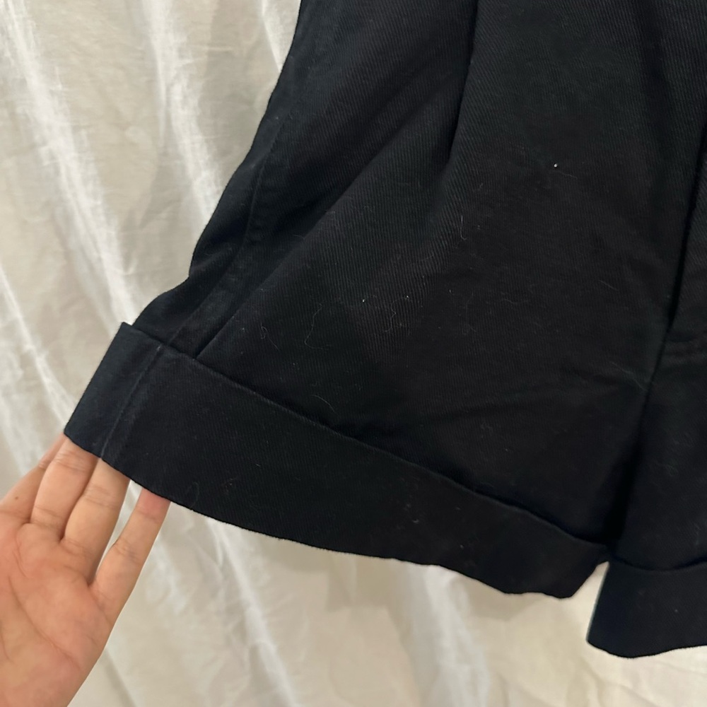 Zara Black High Waist Women's Shorts - Picture 3 of 4